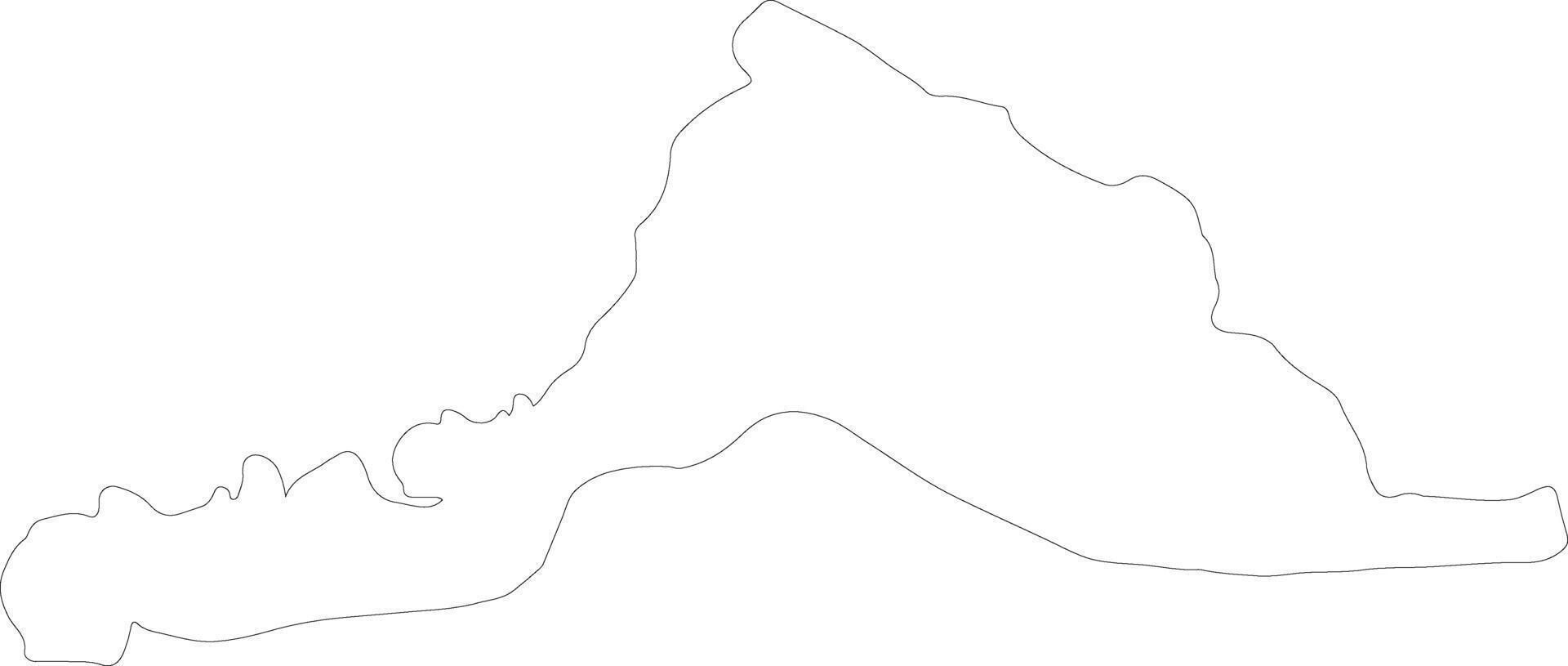 Geylegphug Bhutan outline map vector