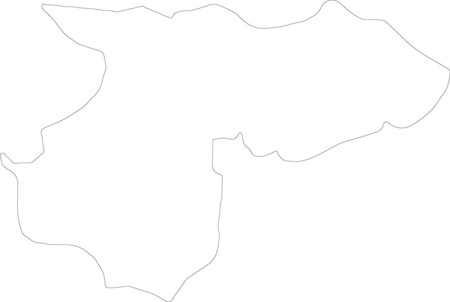 Durres Albania outline map vector