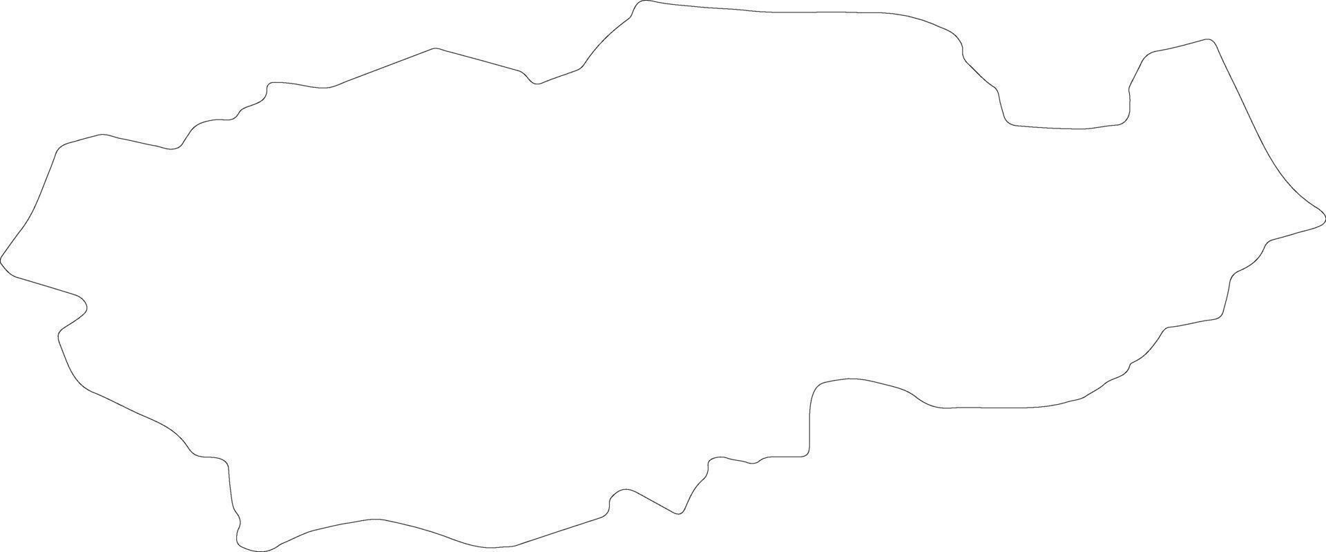 Durham United Kingdom outline map vector