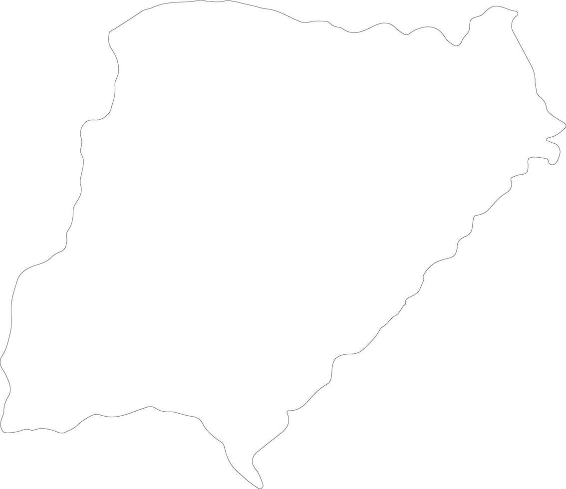 Corrientes Argentina outline map vector