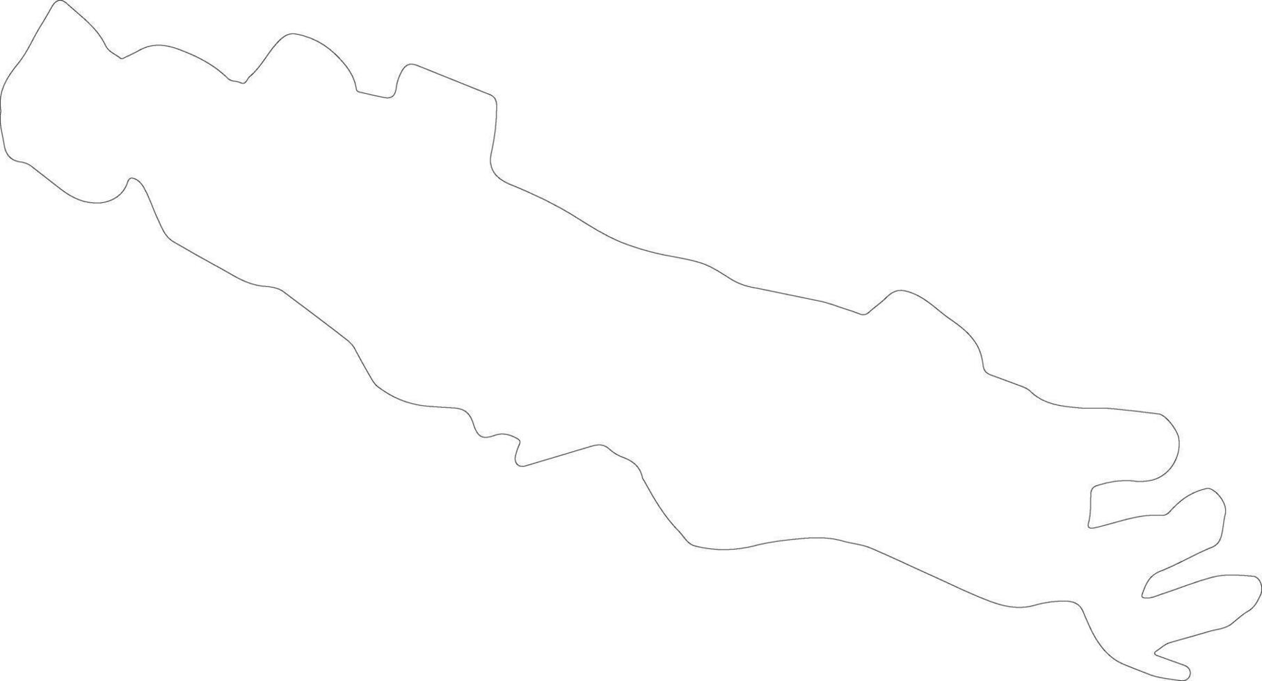 Cremona Italy outline map vector