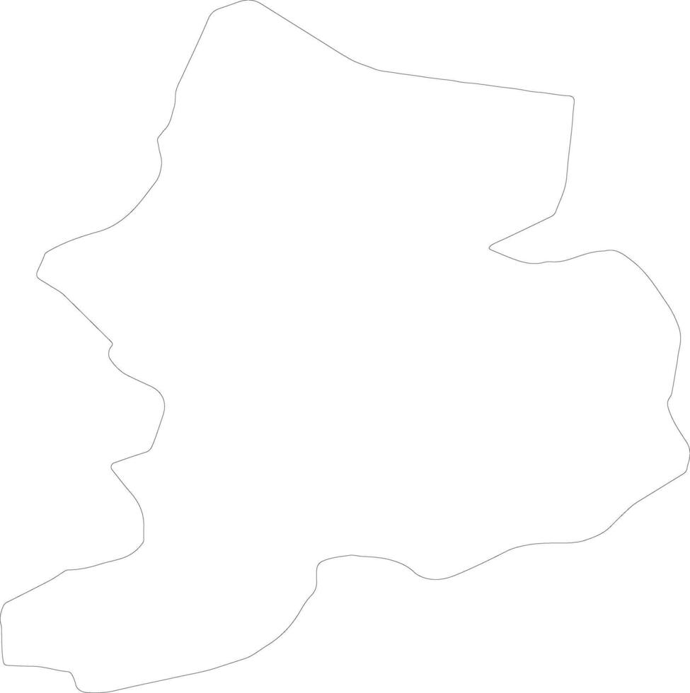 Glarus Switzerland outline map vector