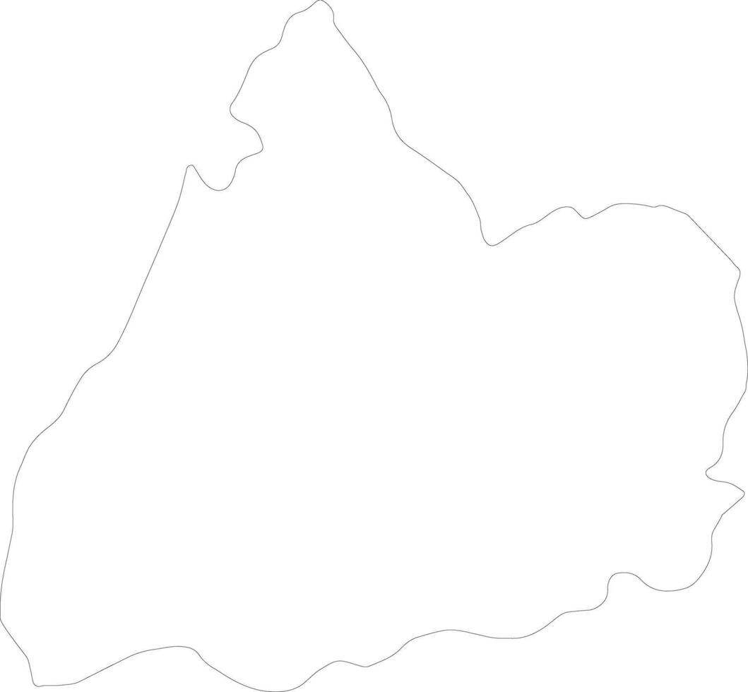 Cotopaxi Ecuador outline map vector