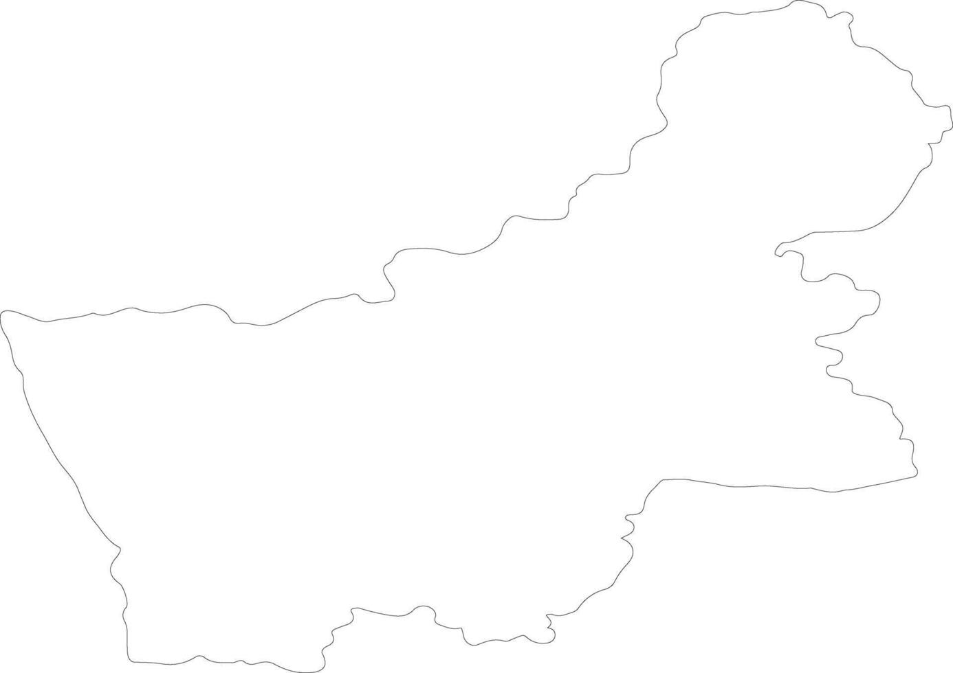 Grodno Belarus outline map vector
