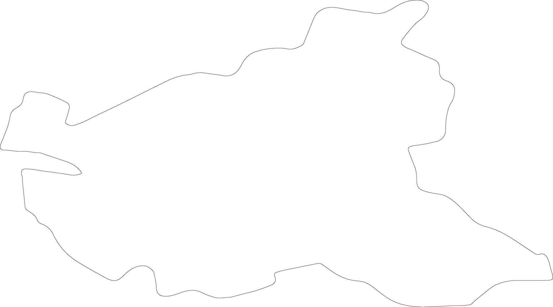 hamburgo Alemania contorno mapa vector