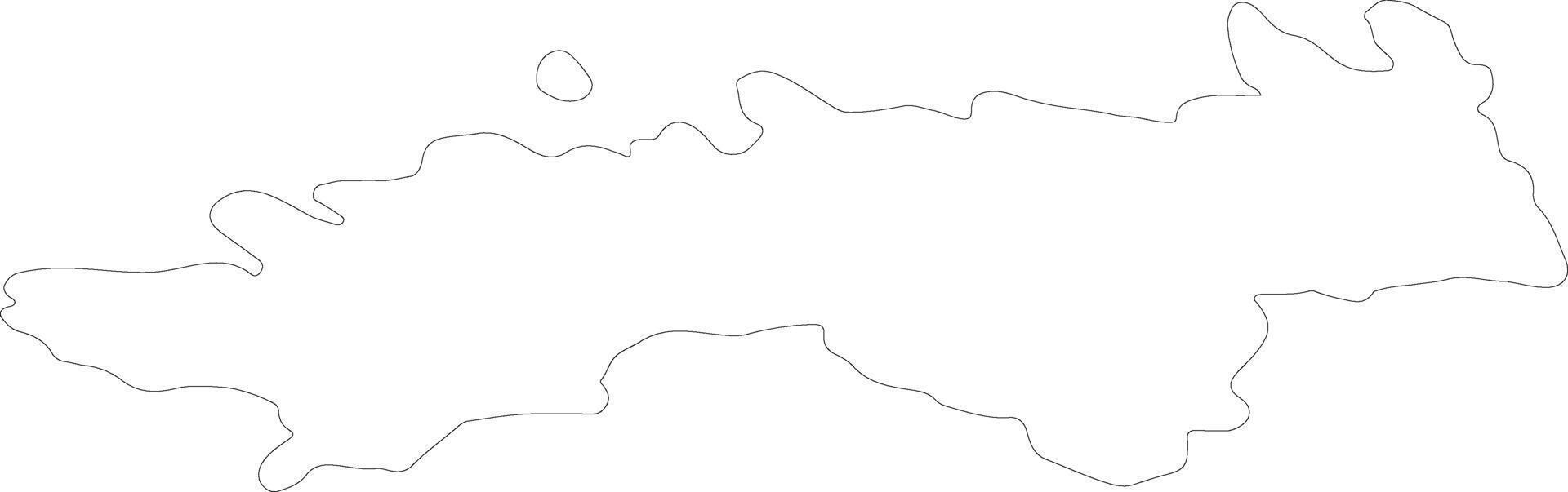 Harju Estonia outline map vector