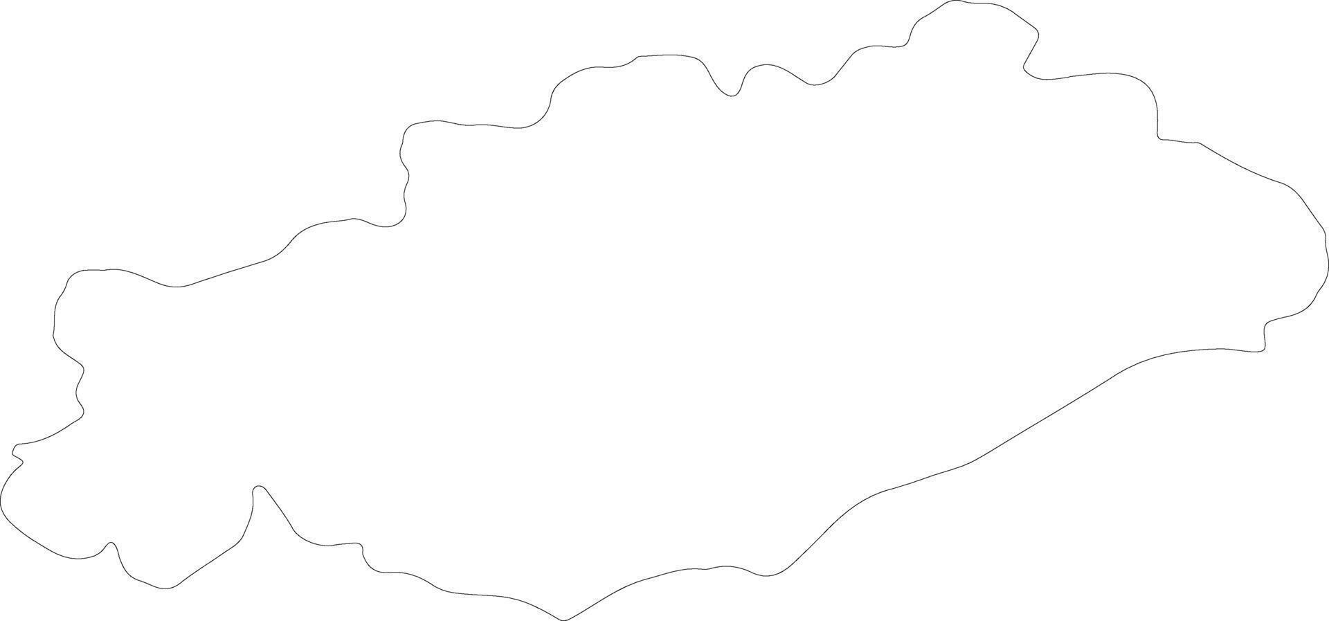 Herault France outline map vector