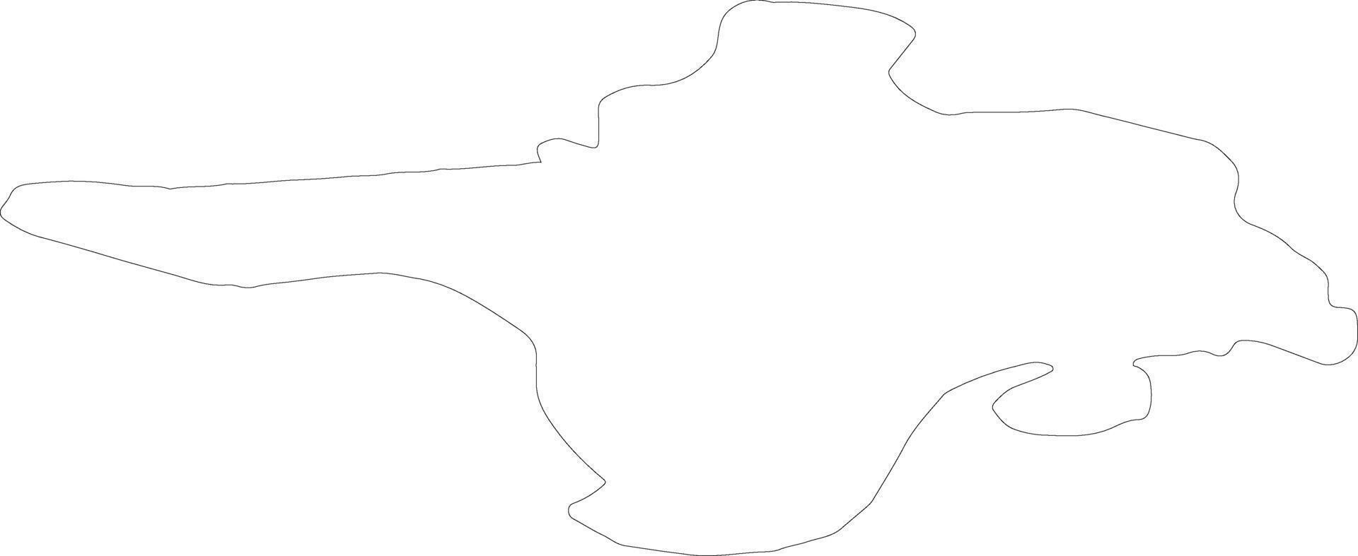 Hiiu Estonia outline map vector