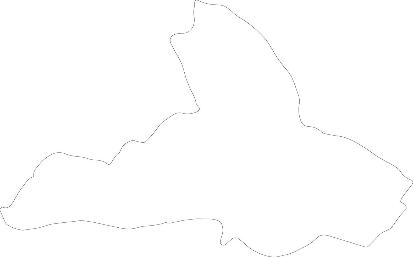 Imbabura Ecuador outline map vector