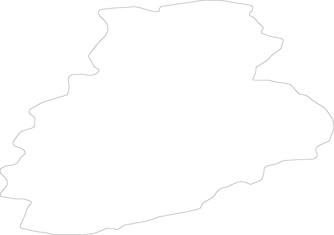 Jarva Estonia outline map vector