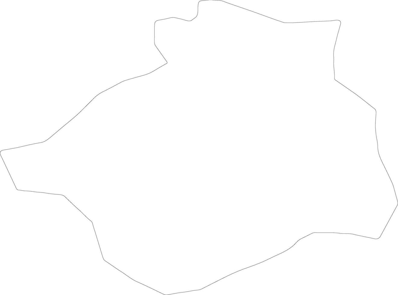 Masalli Azerbaijan outline map vector