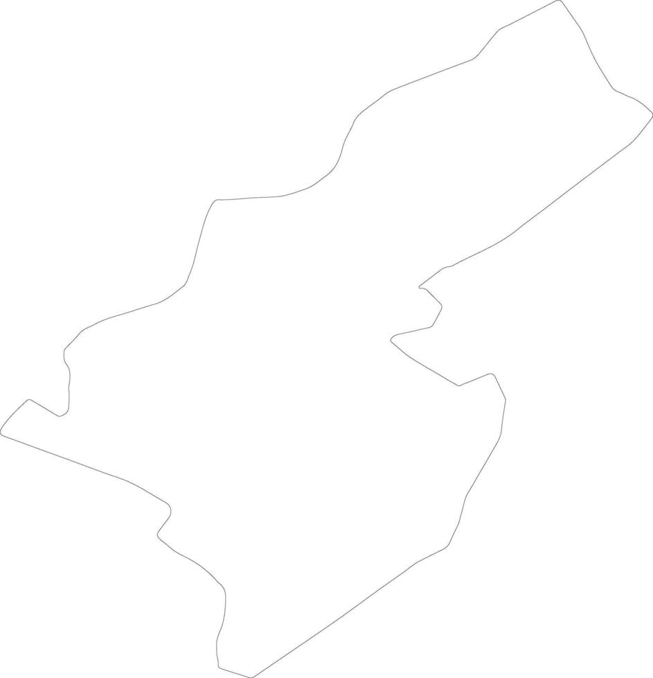Mangrove Cay The Bahamas outline map vector