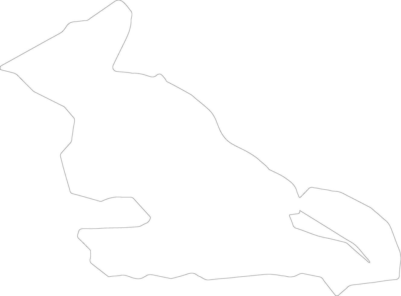 Larne United Kingdom outline map vector