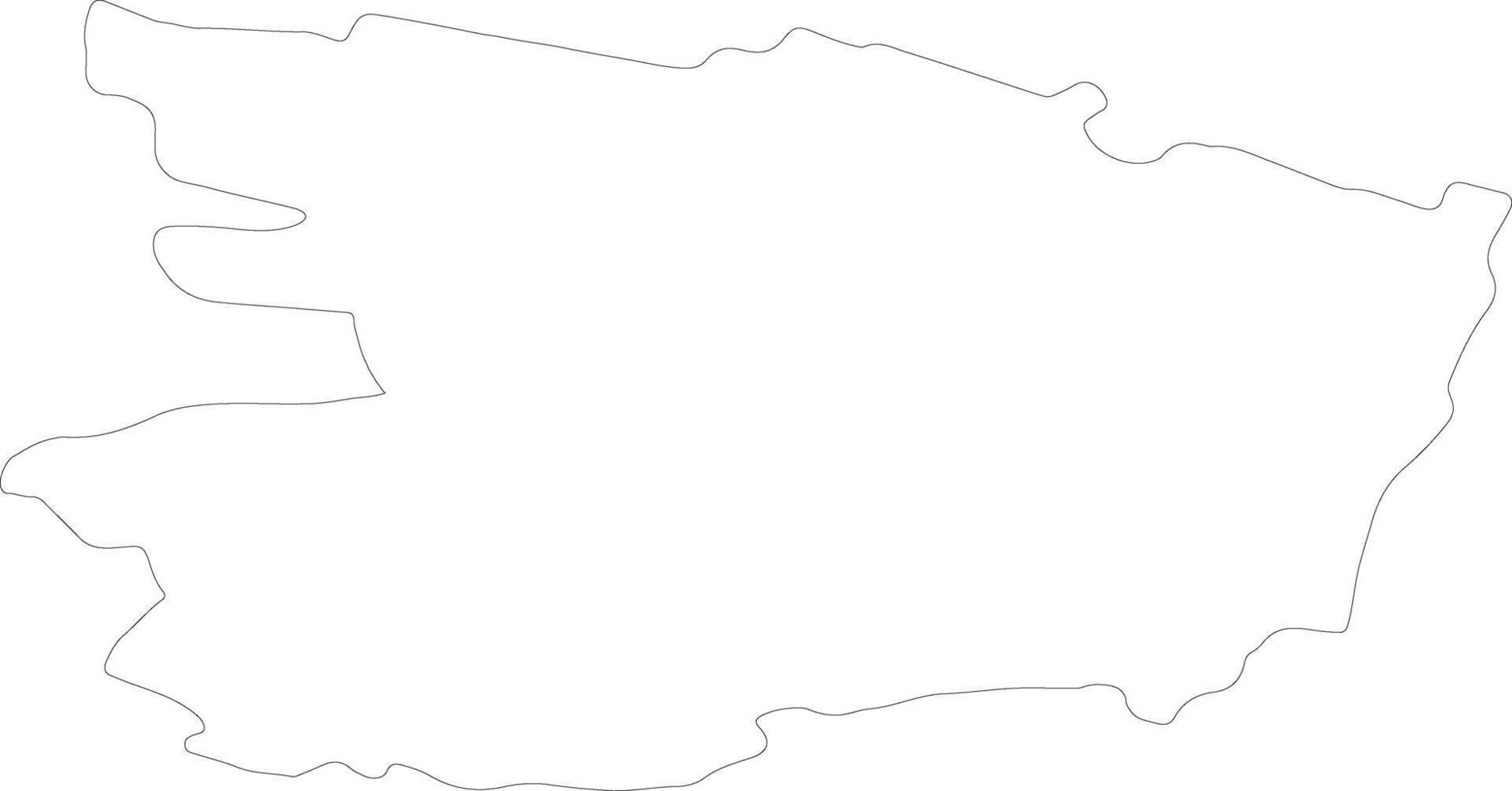Maine-et-Loire France outline map vector