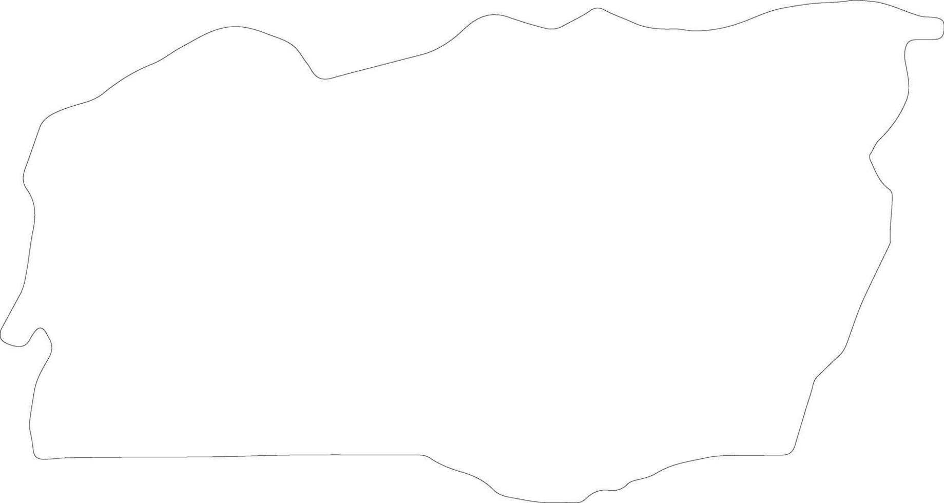 Mali Guinea outline map vector