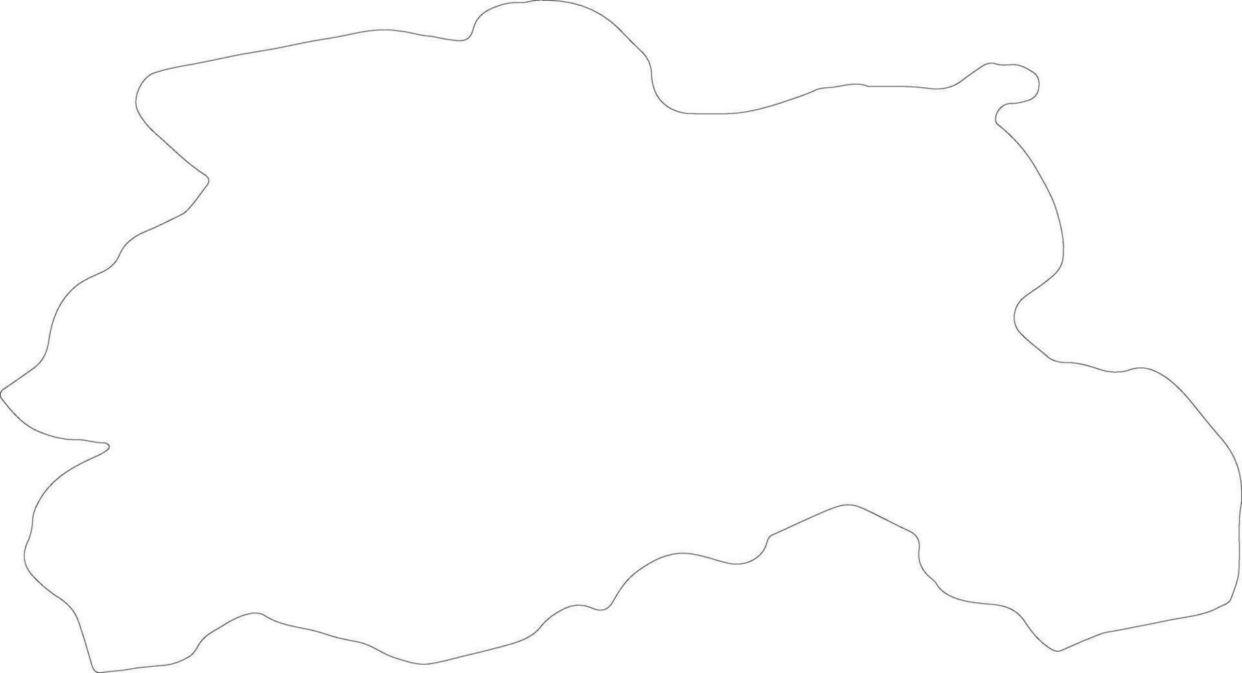 Laoighis Ireland outline map vector