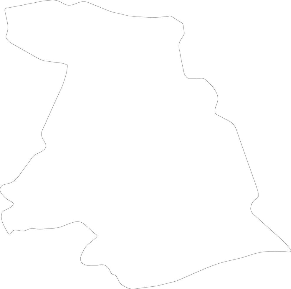Kotayk Armenia outline map vector