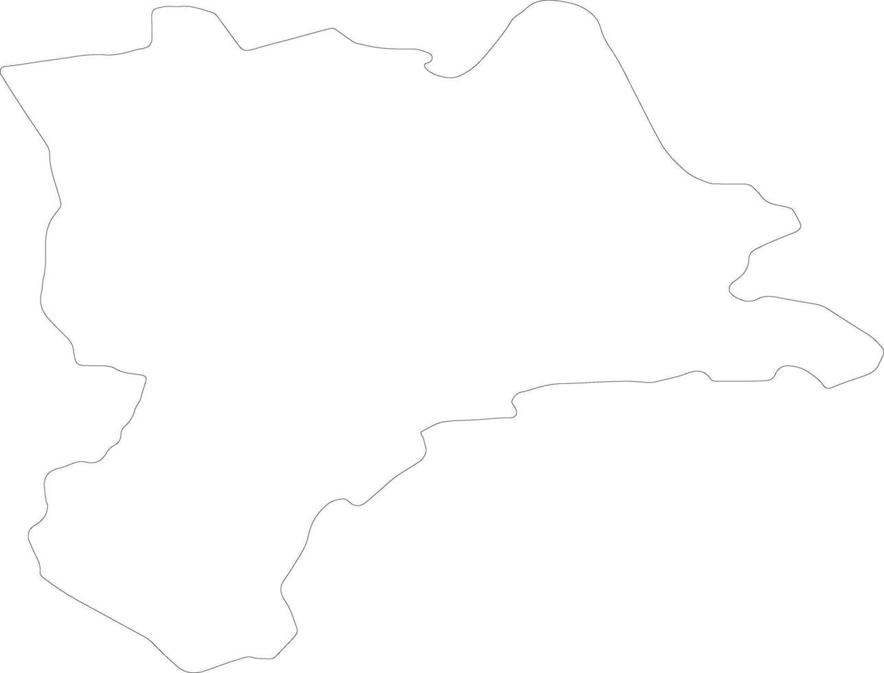 Lucerne Switzerland outline map vector