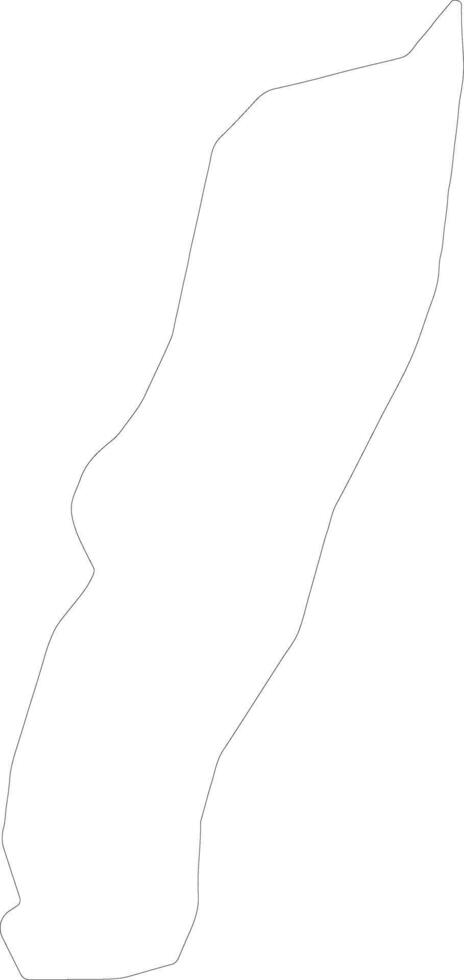 Macquarie Island Australia outline map vector