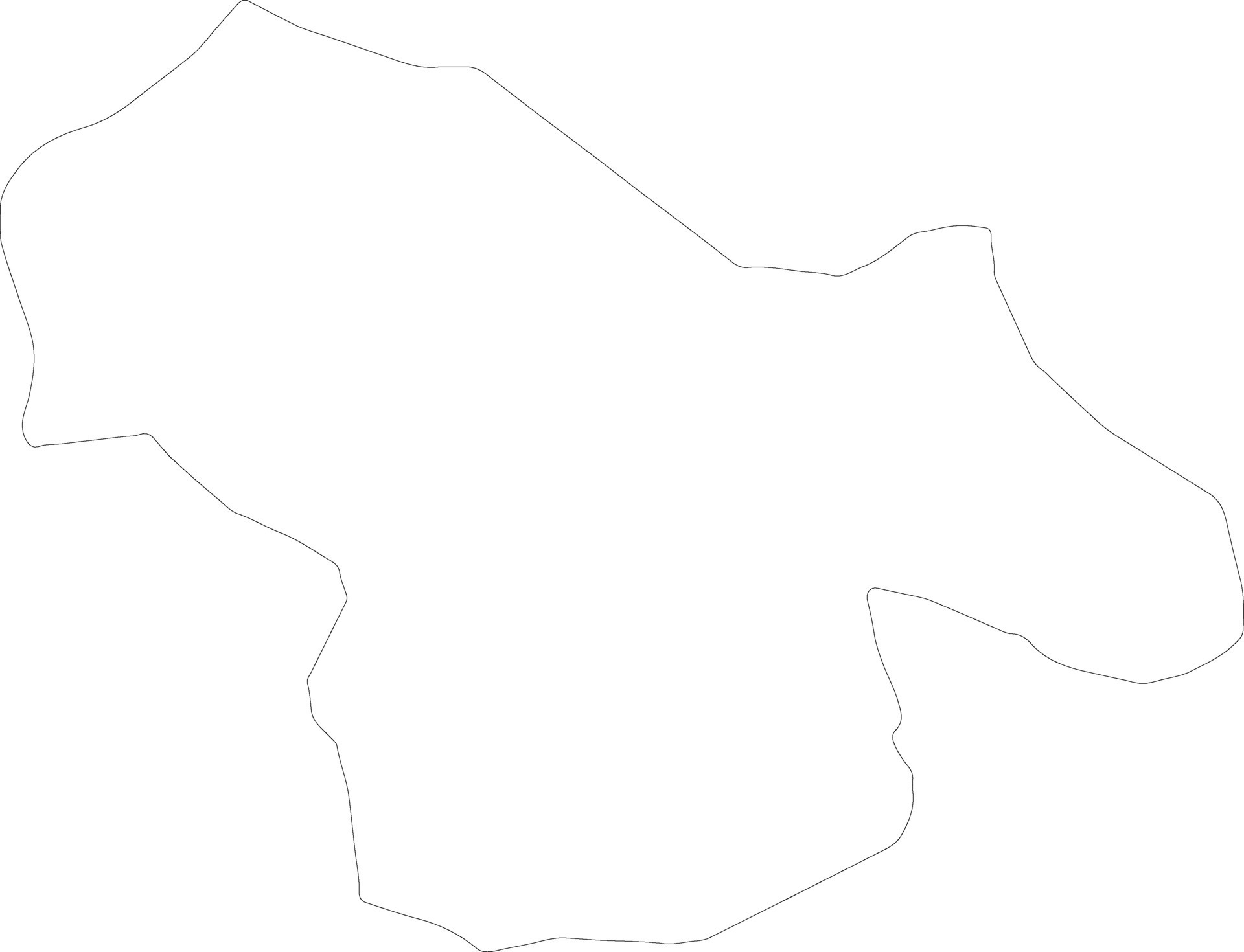 Kohgiluyeh and Buyer Ahmad Iran outline map 38097125 Vector Art at Vecteezy