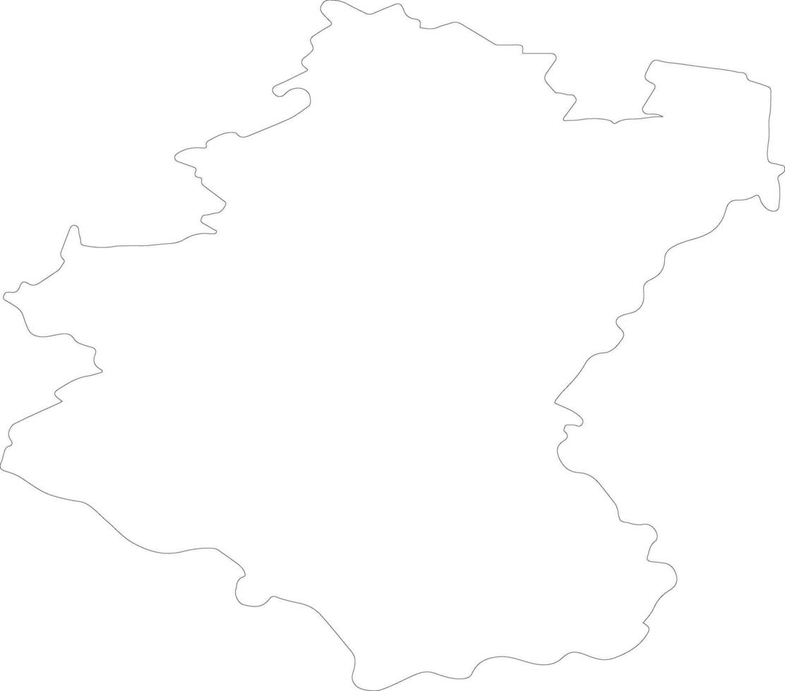 Luxembourg Belgium outline map vector