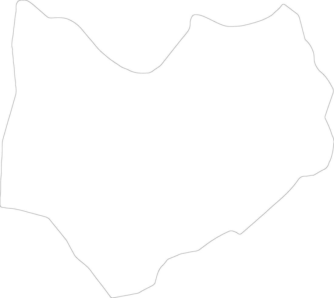 Kirundo Burundi outline map vector