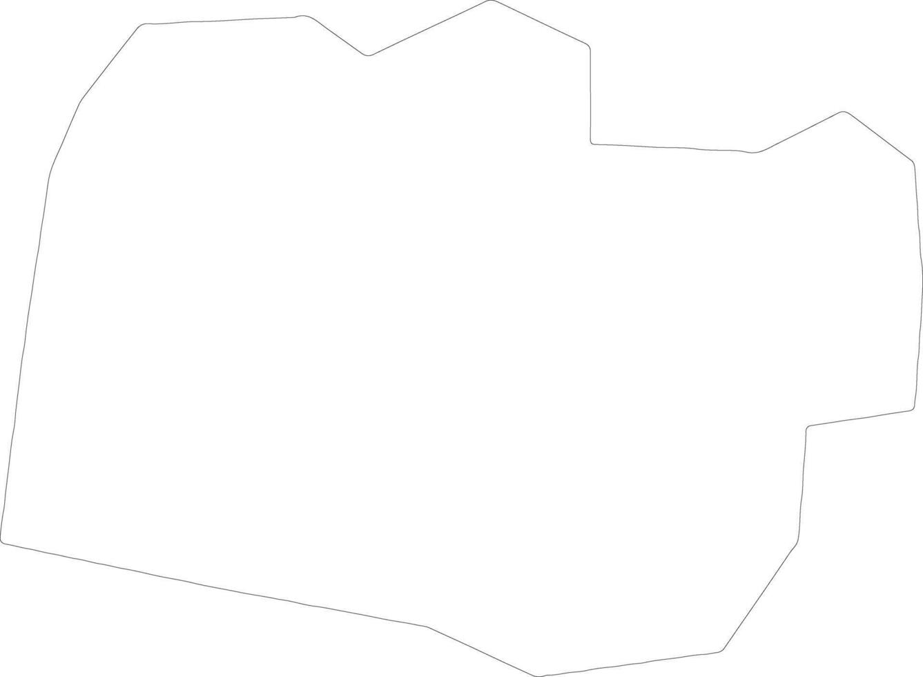 Nyiregyhaza Hungary outline map vector