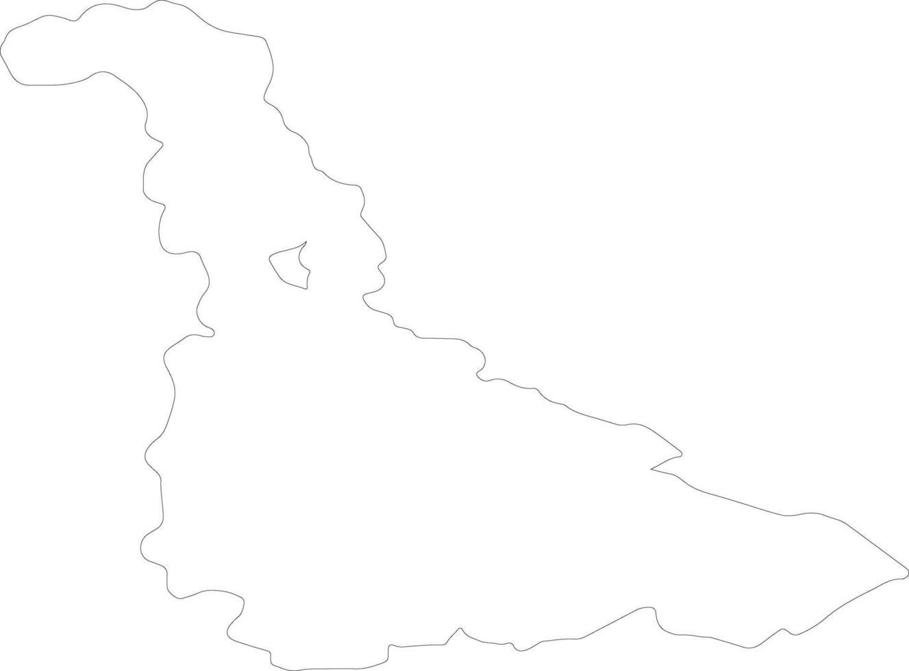Meurthe-et-Moselle France outline map vector