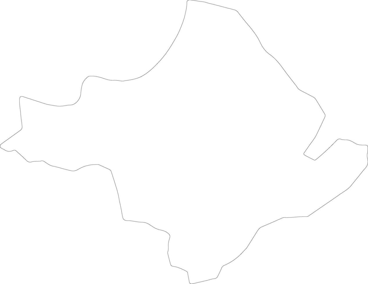 Ngozi Burundi outline map vector