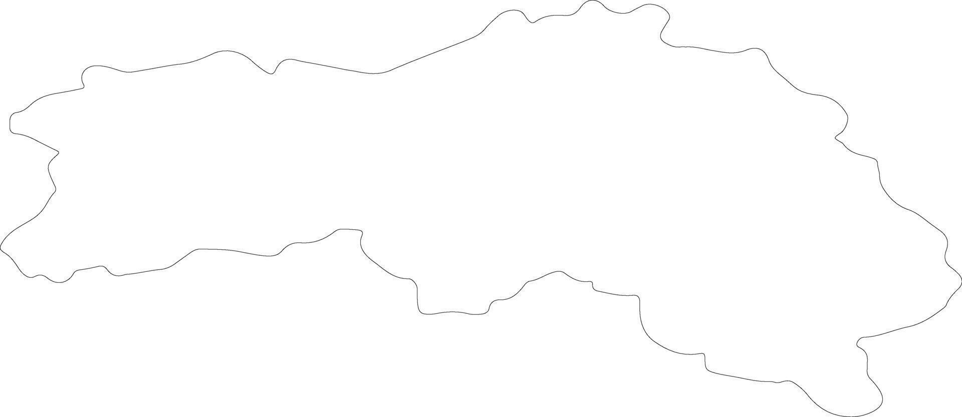 Orne France outline map vector