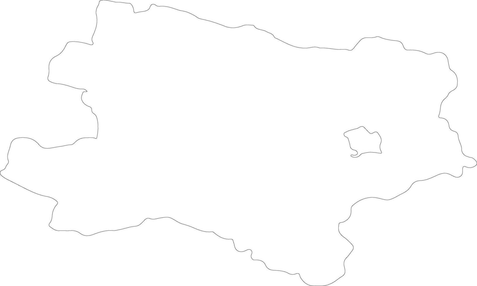 Niederosterreich Austria outline map vector