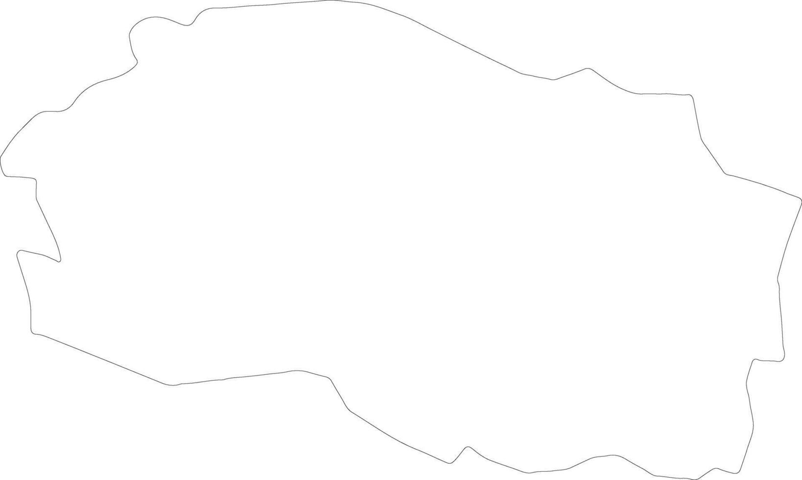 Monte Cristi Dominican Republic outline map vector