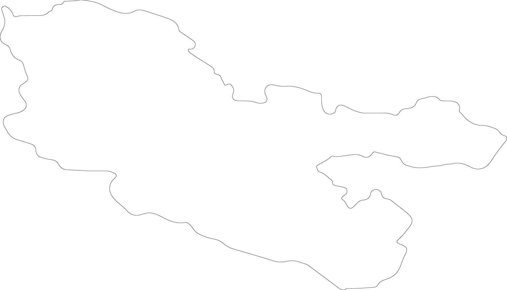 Moselle France outline map vector