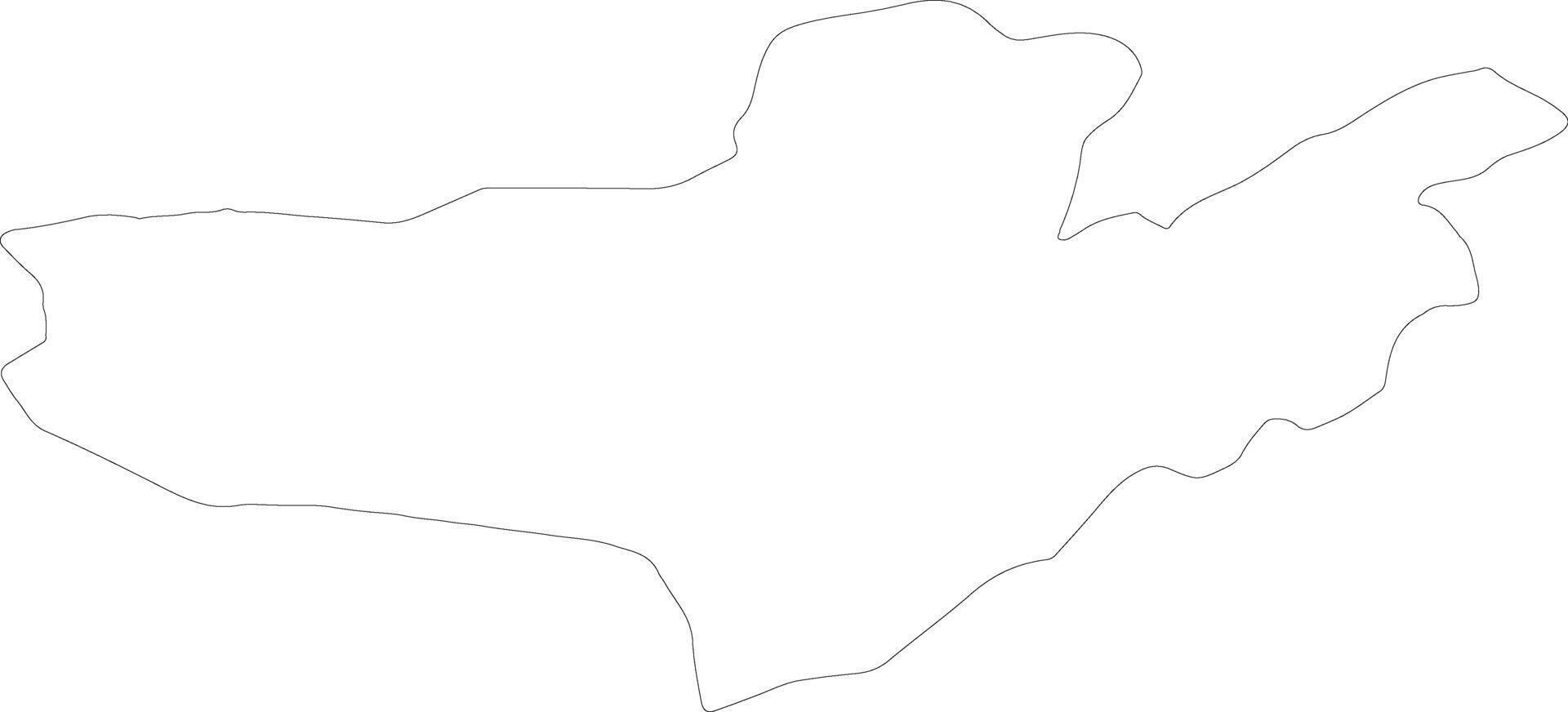 Nograd Hungary outline map vector