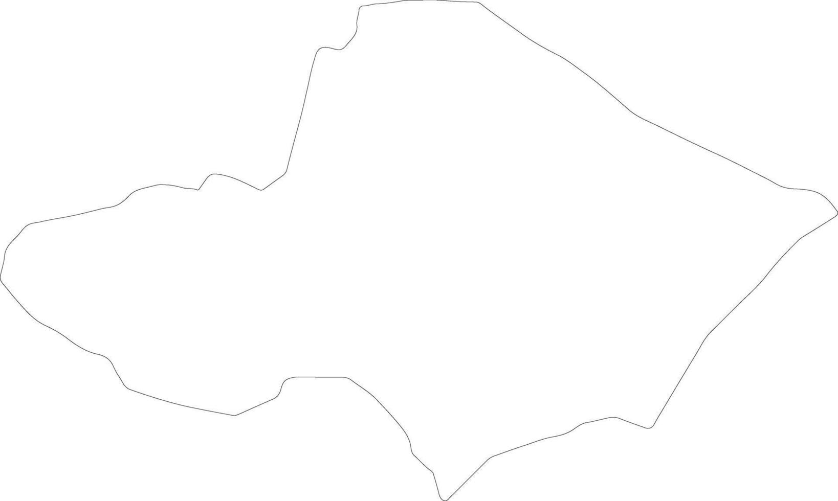 monte plata dominicano república contorno mapa vector