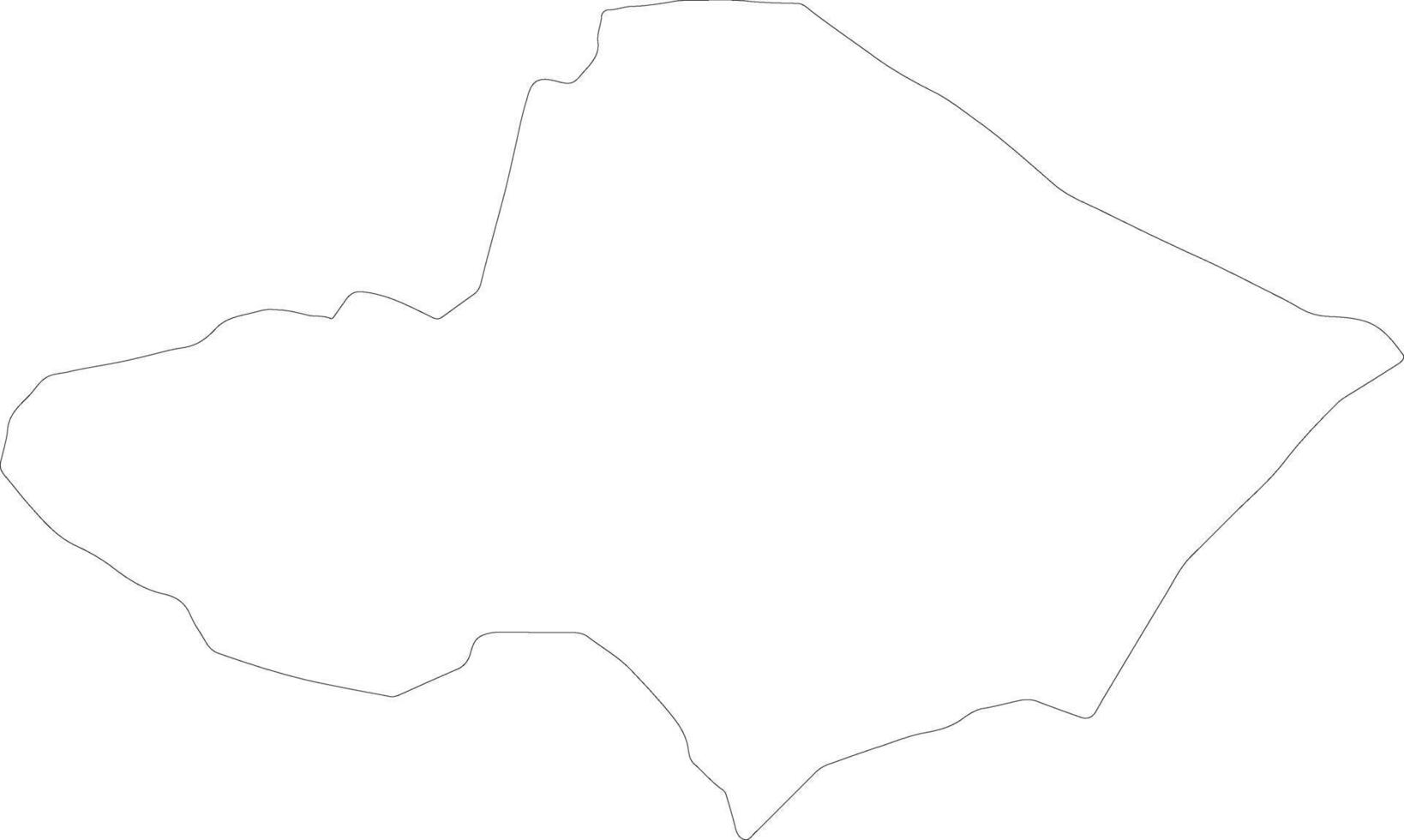 Monte Plata Dominican Republic outline map vector
