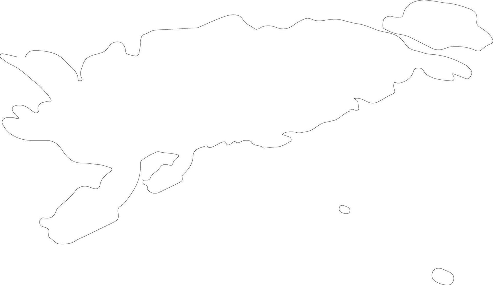 Saare Estonia outline map vector