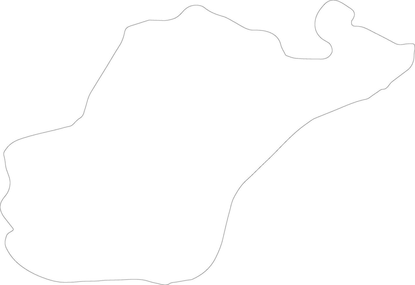 Reggio Calabria Italy outline map vector