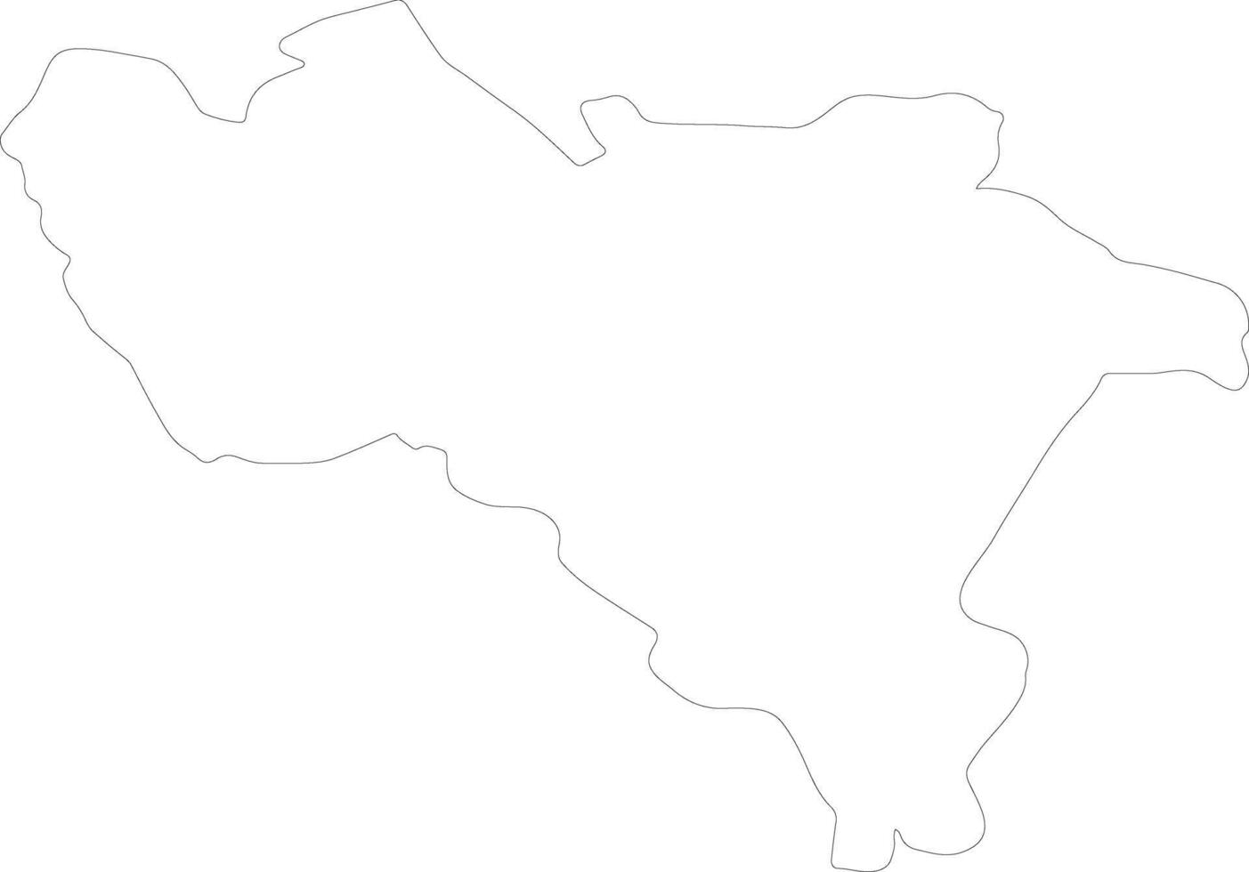 Pavia Italy outline map vector