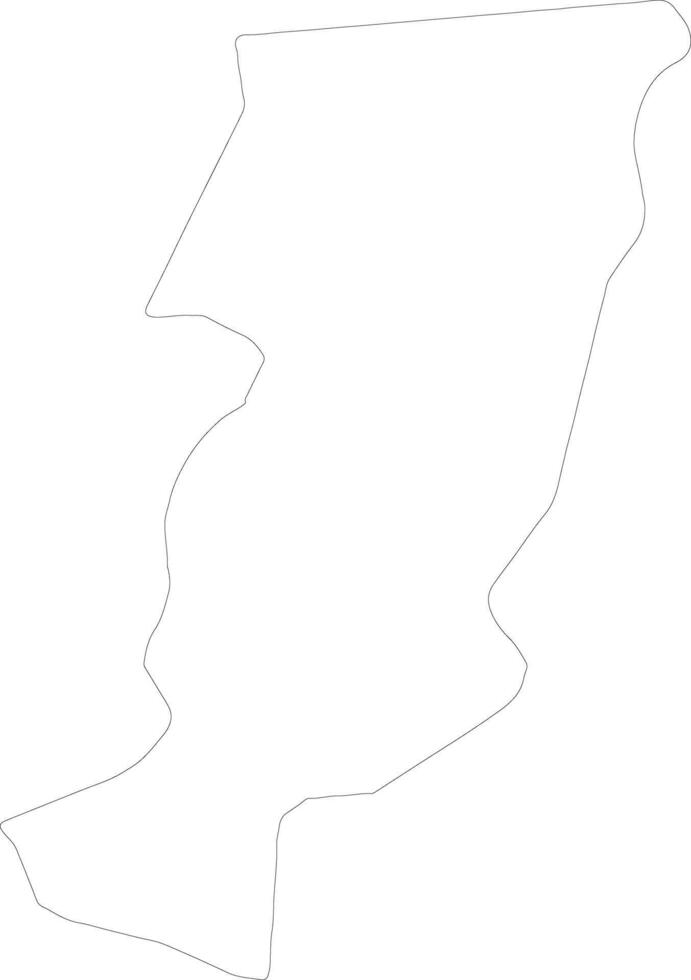 Prato Italy outline map vector