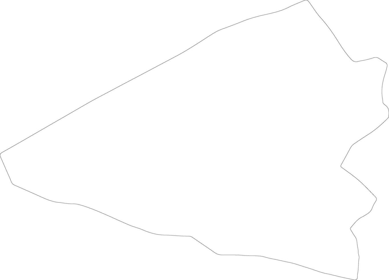 Quba Azerbaijan outline map vector