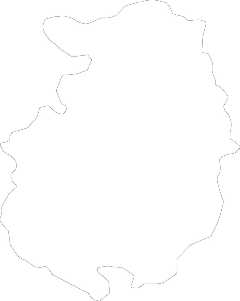 Pazardzhik Bulgaria outline map vector