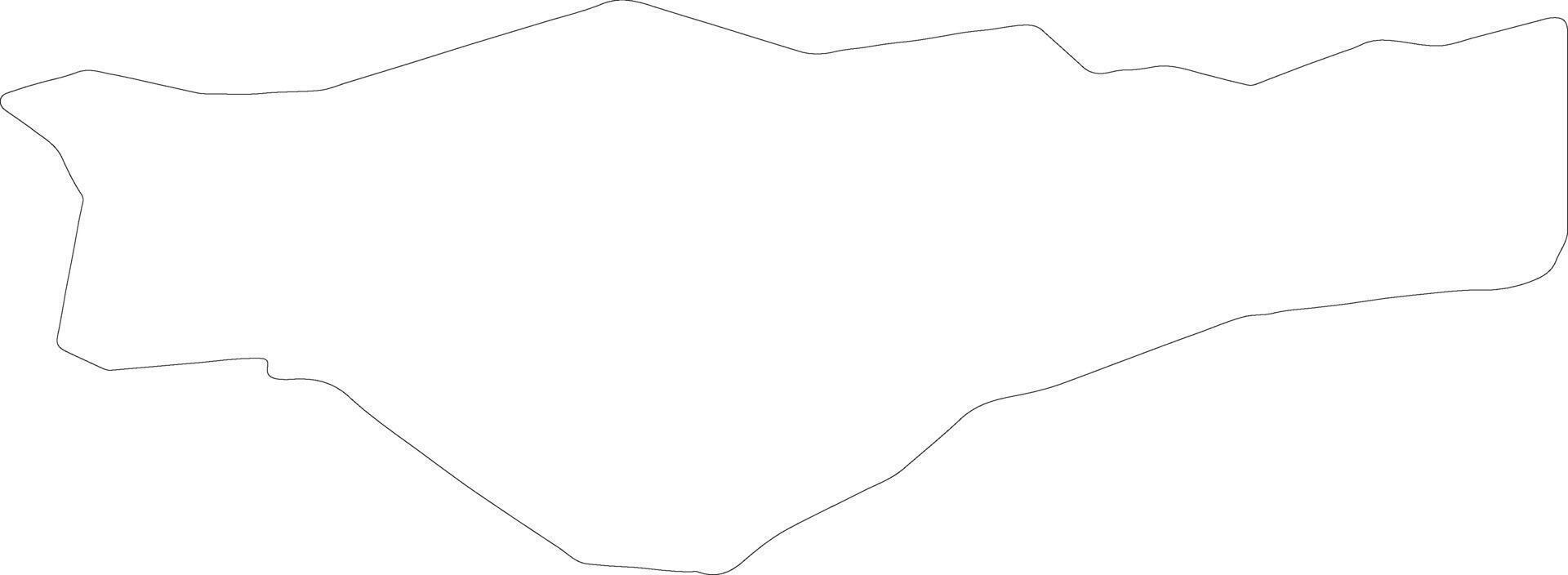 Peterborough United Kingdom outline map vector