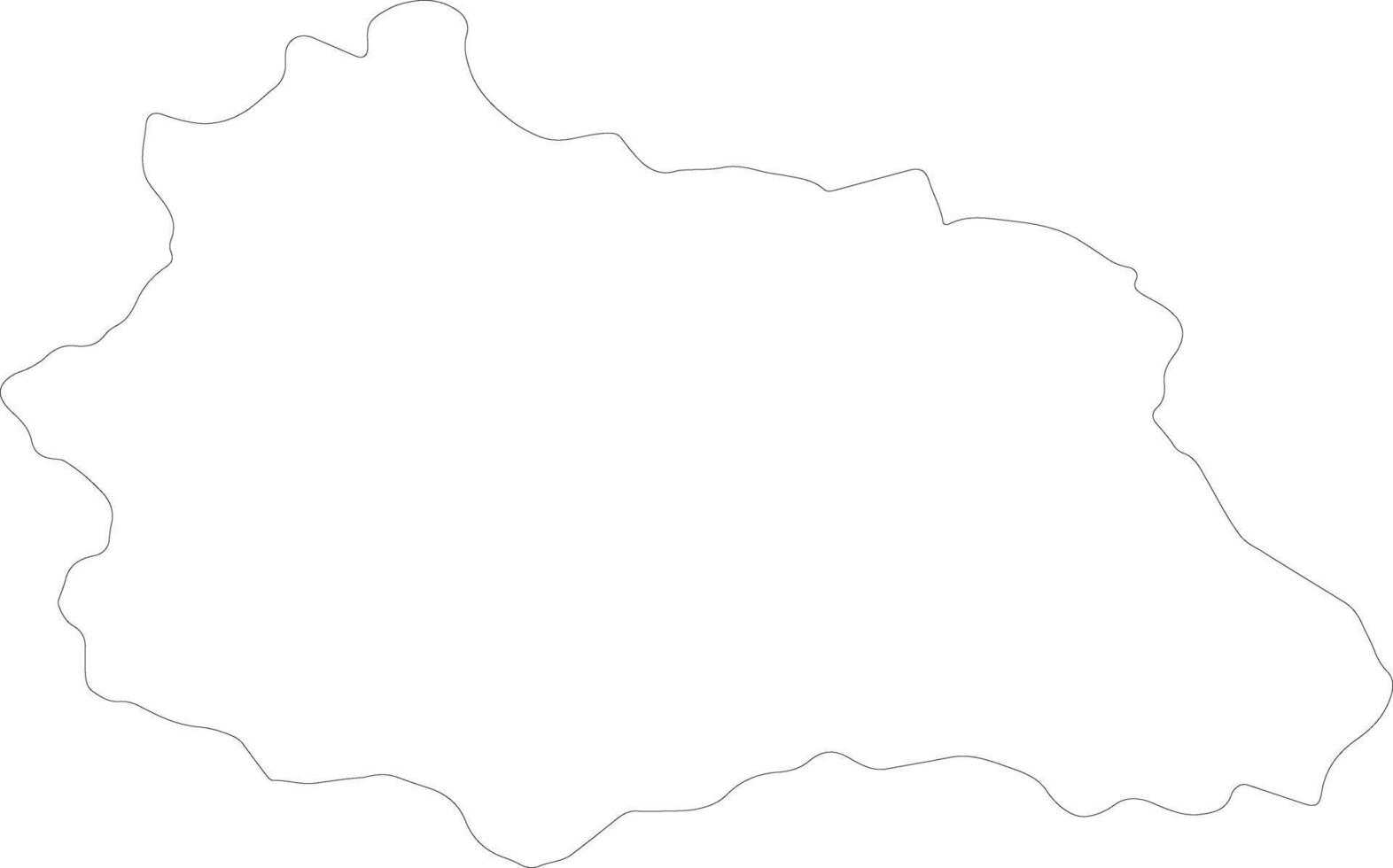 Puy-de-Dome France outline map vector