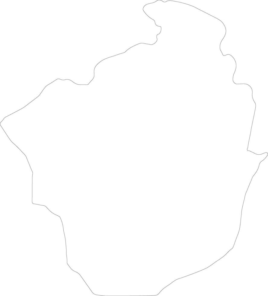 siguiri Guinea contorno mapa vector