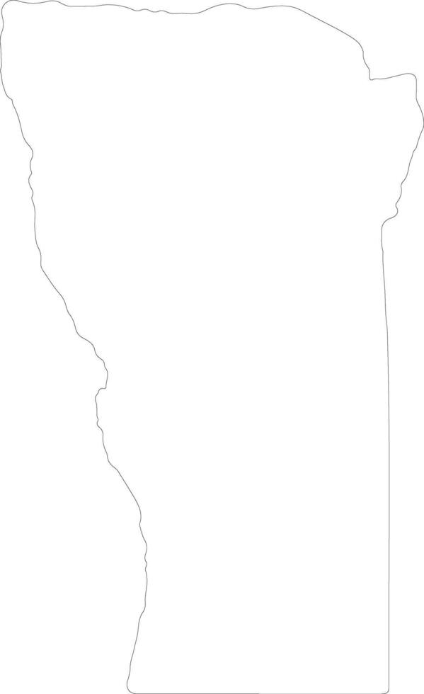 San Luis Argentina outline map vector