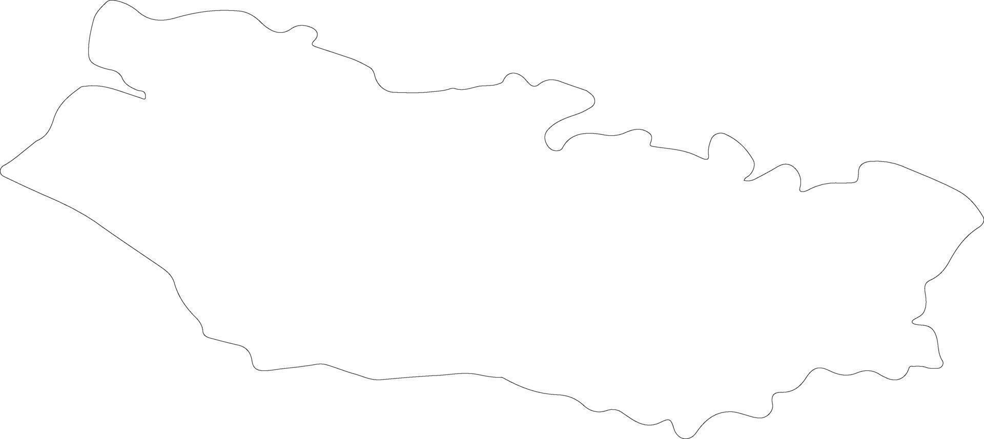 Somme France outline map vector