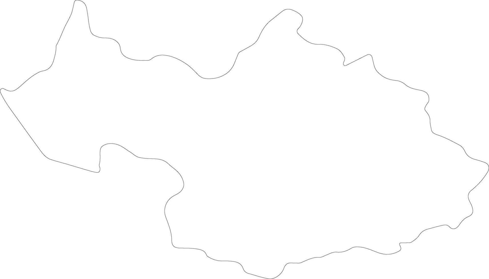 Savoie France outline map vector
