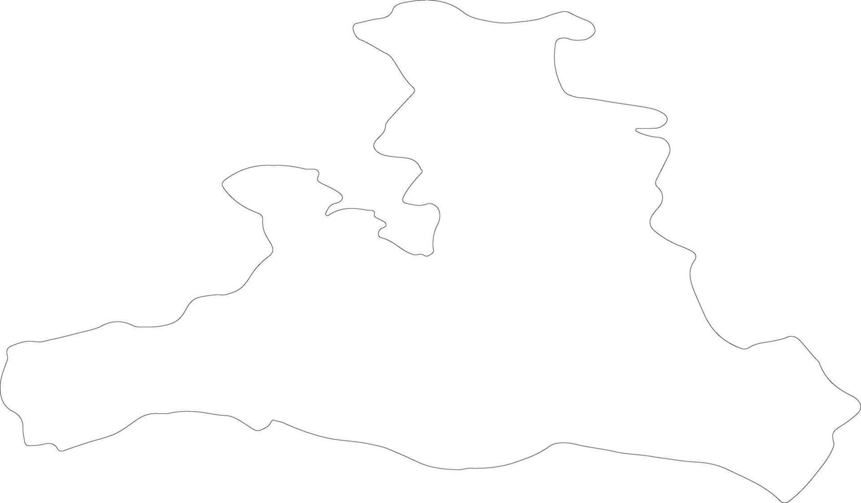 Salzburg Austria outline map vector