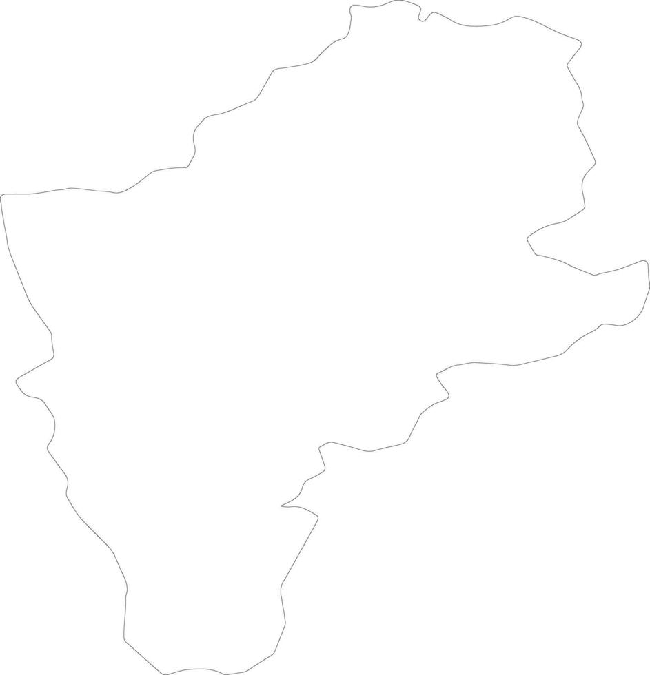 Sliven Bulgaria outline map vector